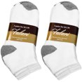 thumbnail image 2 of Falari Men's Ultimate Cushioned Cotton Ankle Socks 6 or 12 Pack, 2 of 2