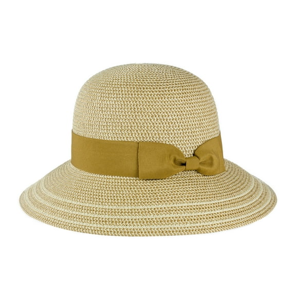 Magid Adult Women's Paper Straw Bucket Sun Hat