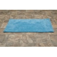 thumbnail image 2 of Garland Rug Sheridan 24 in. x 40 in. Plush Washable Nylon Bath Rug Basin Blue, 2 of 5