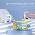 thumbnail image 4 of Swim Goggles, Kids Goggles, HD Large Frame Waterproof No Leak Anti-Fog Light Swimming Goggles, Wide View Swimming Goggles for Kids 3-15(Green), 4 of 6