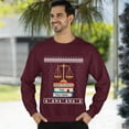 thumbnail image 3 of Christmas Sweatshirt, Custom Legal Christmas Sweatshirt, Personalized Attorney Ugly Holiday Sweatshirt, Unique Law Student Gift with Name & Year, 3 of 5