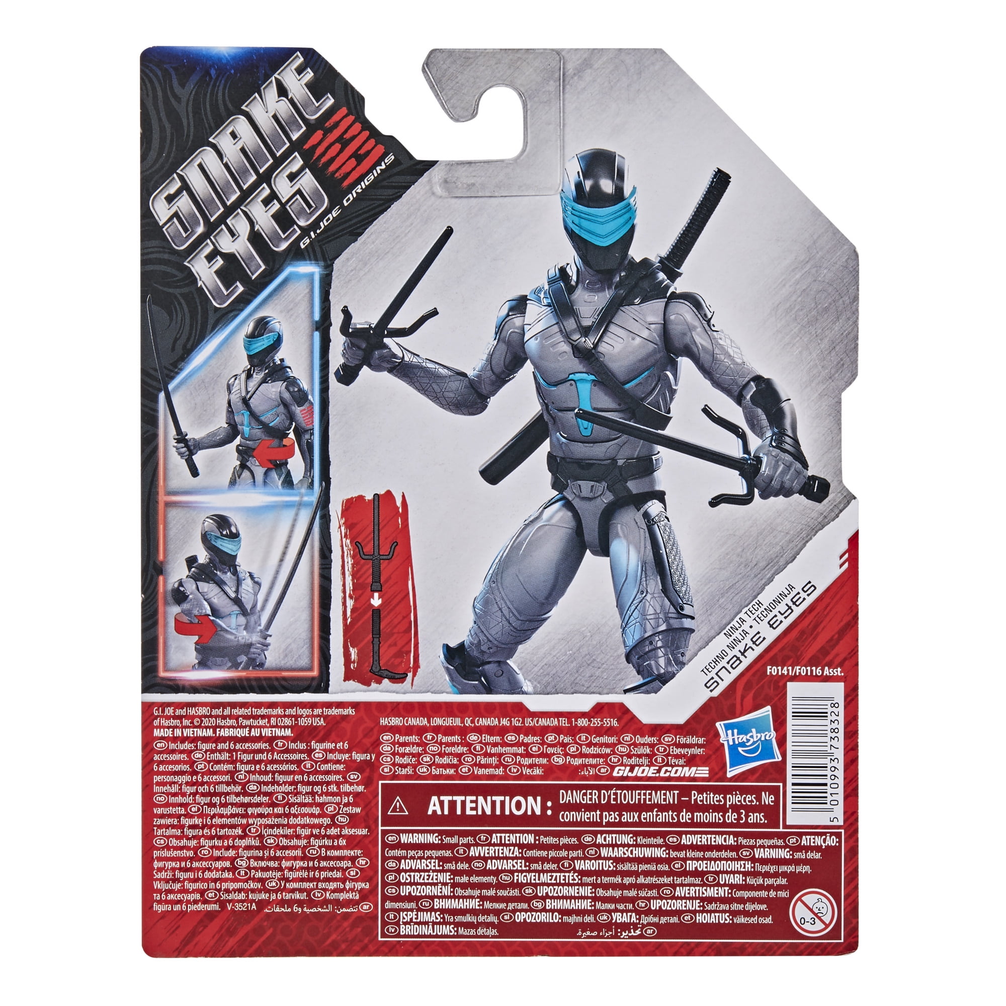 Snake Eyes: G.I. Joe Origins Ninja Tech Snakes Eyes Action Figure