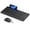 Wireless Keyboard and Mouse Combo with Phone/Tablet Holder & Sleep Mode - Black