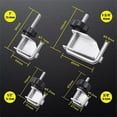 thumbnail image 3 of HaoXun 4 Pcs Hose Clamp Pliers Set - Automotive Tool Kit for Hose Clamp Removal and Installation, Compatible with Hoses from 9.5MM to 45.00MM for DIY and Professional Mechanics, 3 of 7