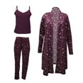 thumbnail image 1 of Pijama New York City Talla CH con Bata de Flores Vino, 1 of 4