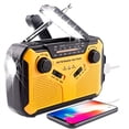 thumbnail image 2 of Radio meteorológica de emergencia Radio portátil con batería de manivela solar, 2 of 4