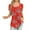 L, variant on Pisexur Blouses for Women Dressy Casual Tunic Tops To Wear With Leggings Short Sleeve Crew Neck Summer Loose TShirts Flowy Lace Blouses
