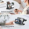 thumbnail image 3 of 6 in 1 Wireless Charging Station Compatible with Apple Multiple Devices iPhone, AirPods, and Apple Watch - Phone Wireless Charger Fast Charging with Night Lamp and Clock, 3 of 5
