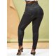 thumbnail image 4 of Leggings de impresión rasgados más Rosegal Leggings de talla grande, 4 of 5