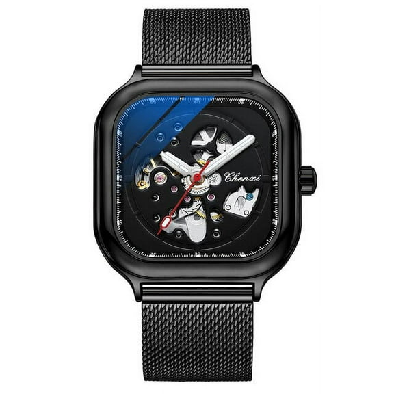 CHENXI Automatic Mens Watches Top Brand Business Clock Mechanical Stainless Steel Men Wrist Watch Waterproof Relogio Masculino