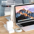 thumbnail image 2 of Mac Book Pro Charger,Replacement Mac Book Pro Charger,L-Tip 85W Power Adapter Compatible with Mac Book Pro 17 inch/15 inch/13 inch/11 inch (Before Mid 2012 Models), 2 of 9