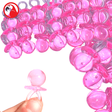 2822 24pk Medium Acrylic Pacifiers (Pink)