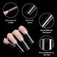 thumbnail image 3 of Tips para uñas SITELENABY 3XL No C Curve Square, 504 unidades, transparentes, 3 of 7