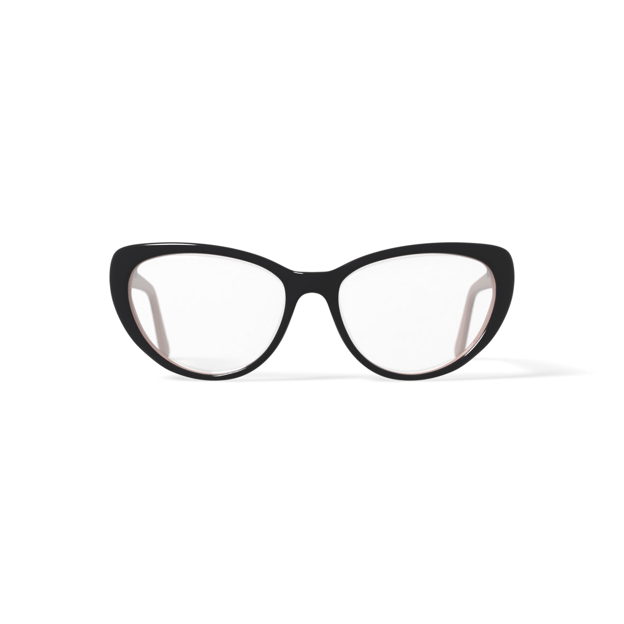 Christian Siriano Women's Rose Cat Eye Prescription Eyeglasses with Case, Black