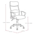 thumbnail image 2 of CorLiving Executive Office Chair in Black, 2 of 5