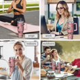 thumbnail image 7 of OBREWU Shiba Inu Dog and Flower Floral Tumbler with Handle and Lid,Shiba Inu Dog and Flower Floral 40oz Double Wall Vacuum Insulated Tumbler,Cups Gift for Women and Men, 7 of 7