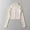 White, variant on BUIGTTKLOP Cropped Jackets for Women Long Sleeve Full Zip up Jacket Tops Stretchy Slim Fitted Soft Outwear