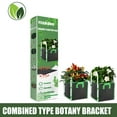 thumbnail image 1 of OUSITAID 11inch Square Plant Grow Bags Non-Woven Breathable Plant Grow Pots with Sturdy Handles and 4 Poles Reusable Garden Growing Containers for Garden Planting Vegetable and Flowers, 1 of 9