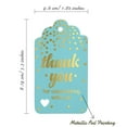 thumbnail image 5 of Inkdotpot Pack Of 100 ThankYou For Celebrating With Us Bridal Shower-Baby Shower-Retirement-Wedding-Birthday Favor Paper Tags Craft Real Gold Foil Hang Tags, 5 of 6