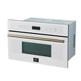 thumbnail image 4 of Forno Oliena Espresso White 30 Inch 1750 Watt Compact Oven & 1000 Watt Microwave, 1.6 cu. ft., 4 of 5