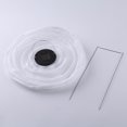 thumbnail image 5 of Lámpara de farol de nylon solar Lámpara colgante impermeable Decoración del festival (Blanco) Sywqhk Para estrenar, 5 of 5