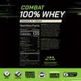 thumbnail image 6 of MusclePharm Combat 100% Whey Protein Powder, Cookies & Cream, 25g Protein, 5lb, 80oz, 6 of 9