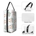 thumbnail image 3 of Goofa Rabbit And Flower Printed Toiletry Bag with Handle,Large Capacity Travel Makeup Cosmetic Bag for Women, Carry on Airport Airline Compliant Bag, 3 of 9