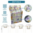 thumbnail image 6 of Spring Wildflowers Table Runner 70 Inches, Watercolor Floral Leaf Colorful Plaid Bed Runner Dresser Scarves Tabletop for Indoor Outdoor Parties/Ceremony/Banquet, 13" x 70", 6 of 8