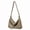 elephant gray, variant on Genuine Leather Hobo Bag, Women's Grainy Underarm Shoulder Crossbody Purse