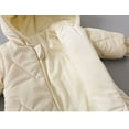 thumbnail image 6 of Baby Girl Boy Winter Snowsuit Coat Cute Romper Hooded Warm Jumpsuit Outerwear Padded Puffer Coat Winter Coat Outfits 12-18 Months, 6 of 8