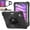 Black, variant on ZenRich Shockproof Case for iPad mini 7 (A17 Pro) 2024/ iPad mini 6th 2022, Heavy Duty Rugged Case with Pencil Holder/360°Rotating Kickstand/Handle/Carrying Shoulder Belt,Black