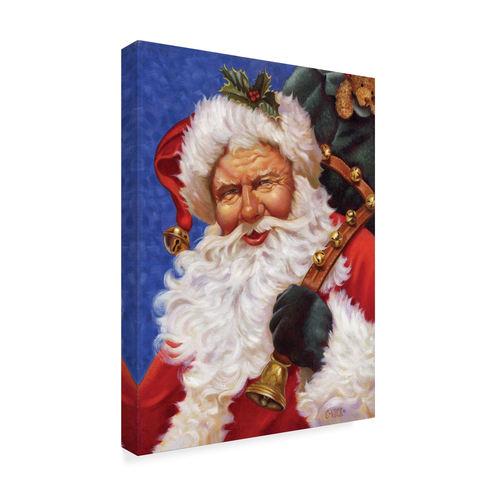 Trademark Fine Art 'St. Nick' Canvas Art by Christopher Nick