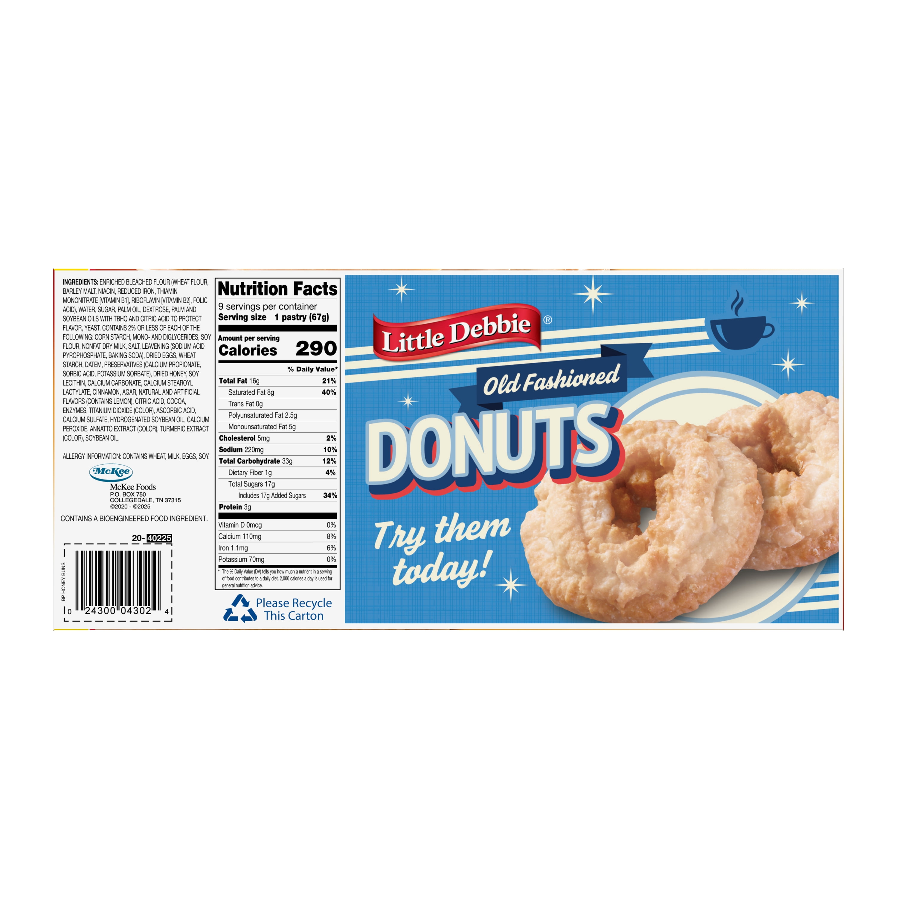 Little Debbie Big Pack Honey Buns, 21.15 oz (9 count)