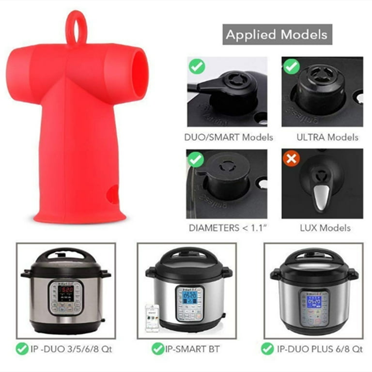 1pc Silicone Steam Diverter Accessory For Pressure Cooker Steam Release  Accessory 360 Rotating Kitchen Instant Pot Silicone Release Pipe