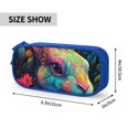 thumbnail image 2 of Sigee Colorful Patterned Rabbit for Portable Pencil Pouch with Zipper for Students, Artists, and Office Use, 2 of 5