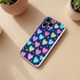thumbnail image 3 of SKLYDDI Multicolor Cheerful Heart & Star for iPhone XS Max Case - Illustrative Pastel Design, TPU Flexible Cover, Aesthetic Cute, 3 of 7