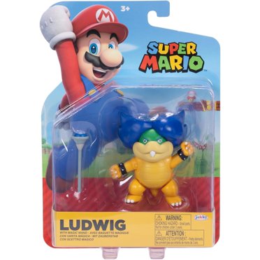 Super Mario Action Figure 4 Inch Fire Luigi Collectible Toy...