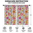 thumbnail image 2 of Blackout Kids Curtains,Pioneer Flower Childrens Insulated Curtains Set Of 2,Bedroom Essentials,Toddler Room Decor 52x84in(132x213cm), 2 of 4