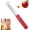 Red, variant on 2 in 1 Apple Corer and Peeler Tool, Stainless Steel Fruit Core Remover with Red Bell Pepper Seed Corer, Multi-Purpose Vegetable Corer Kitchen Gadget for Apple, Fruits and Home Cooking
