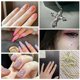 thumbnail image 5 of 1440 Pieces Flat Back Crystal Rhinestones Round Gems, Transparent AB,SS20,4.6-4.8mm Flat bottomed nail drill, 5 of 5