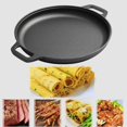 thumbnail image 4 of Siruishop BBQ Grill Pan Practical Multifunctional Frying Pan for Picnic Meats Pancakes, 4 of 8