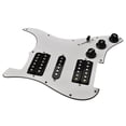 thumbnail image 3 of Pickguard Scratch Plate Reemplaza Robusto Profesional Fácil de instalar Piezas de instrumentos musicales Accesorios Piezas de repuesto de guitarra dur En blanco y negro Hugo Placa de rasguño de golpeador, 3 of 10