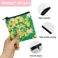 thumbnail image 7 of SEANATIVE Tie Dye Sanitary Napkin Storage Bag with Zipper Butterfly Jamaica Flag First Period Gifts for Women 2pcs Sanitary Napkin Bag for Women Ladies Period Pouch for Office, 7 of 7