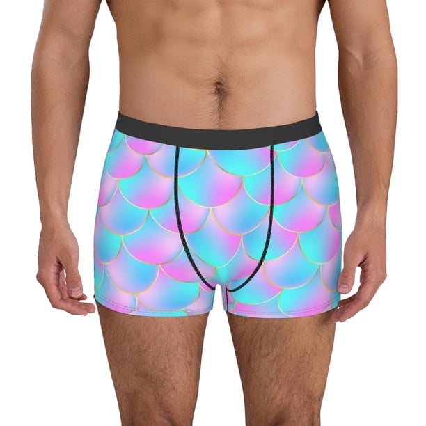 Fotbe Purple Dragon Scales Calzoncillos Tipo Boxer con Bolsa de Soporte Total para Hombre, X-Temp Fresco, Transpirable y de Secado Rápido-XX-Large