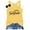 Yellow, variant on KimSoong Women Summer Sleeveless Tank Tops Hello Sunshine Letter Print Casual Loose Vest Vacation Shirt