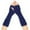 Dark Blue, variant on Krdevn Solid Knit Fingerless Mittens Texting Touchscreen Warm Winter Handwear for Cold Weather,Size:One Size