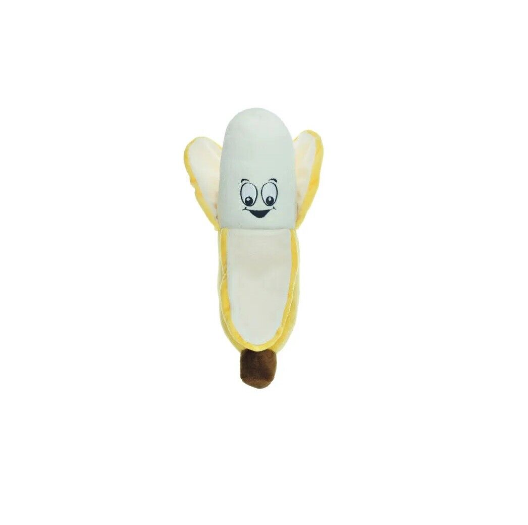 Plush Squeaker Toys for Small to Medium Dogs Food Junkies Funny Snack Characters (Full Set - All 9 Toys)