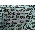 thumbnail image 5 of oneOone Cotton Silk Light Blue Fabric Text Craft Projects Decor Fabric Printed By The Yard 42 Inch Wide-K9, 5 of 5