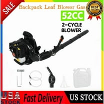 52CC Gas Powered Backpack Leaf Blower 550 CFM , Powerful 200 MPH 2 Stroke Petrol Powered Leaf blowers for Lawn/Garden Care Yard Snow/Grass Blowing Dust Debris