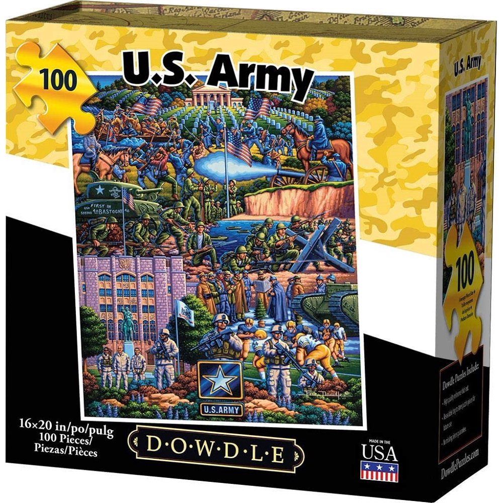 Dowdle U.S. Army Jigsaw Puzzle 100Pieces 16 x 20 inch